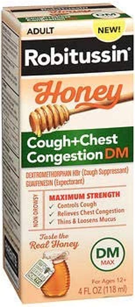 Robitussin Honey Cough + Chest Congestion DM logo