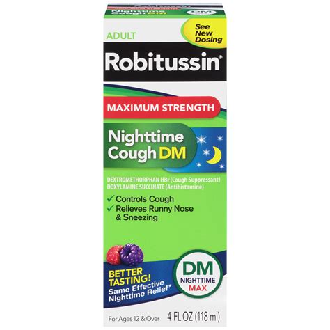 Robitussin Honey Maximum Strength Nighttime Cough logo
