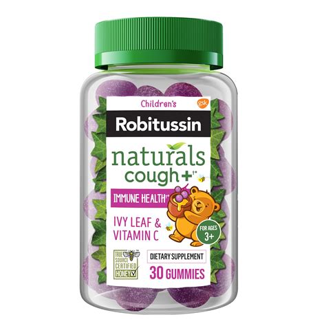 Robitussin Naturals Cough Relief & Immune Health Gummies