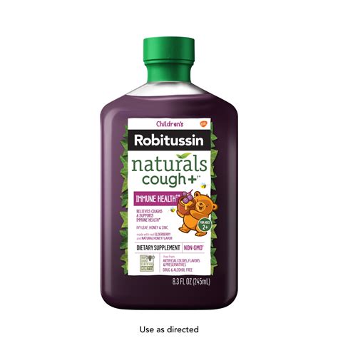 Robitussin Naturals Cough Relief & Immune Health Syrup