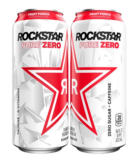 Rockstar Energy Pure Zero Fruit Punch logo