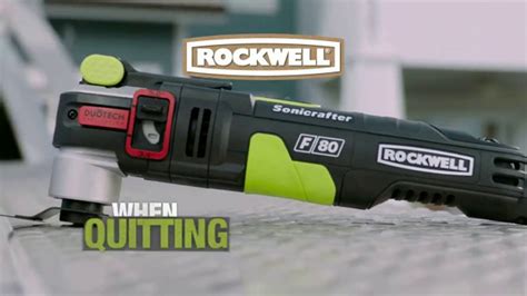 Rockwell Sonicrafter F80 TV commercial - Most Powerful Oscillating Multi-Tool