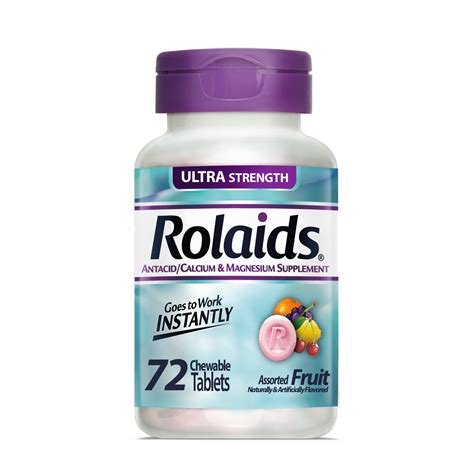 Rolaids Ultra Strength Assorted Fruit logo