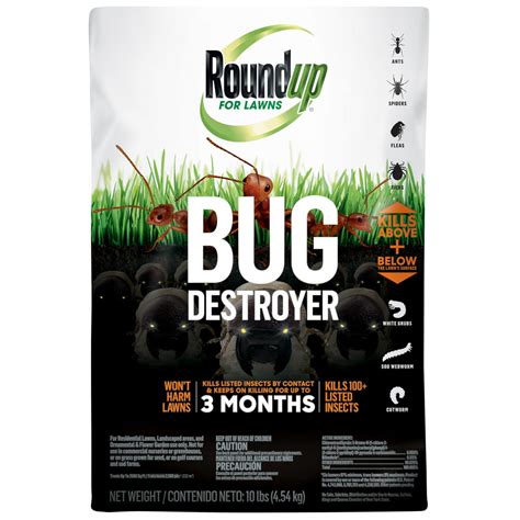 Roundup Weed Killer For Lawns Bug Destroyer logo