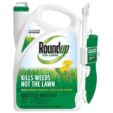 Roundup Weed Killer For Lawns With Ready-To-Use Wand logo