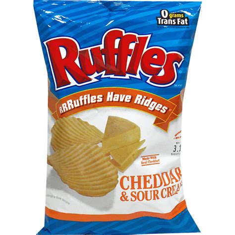 Ruffles Cheddar and Sour Cream logo
