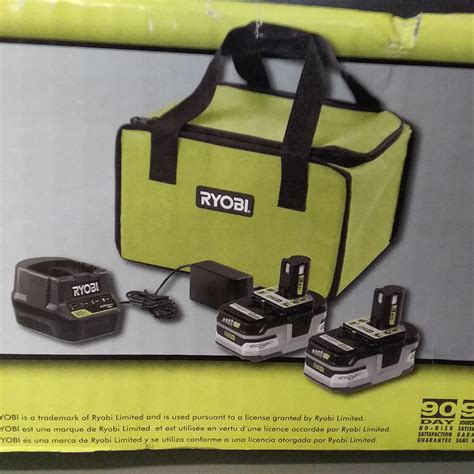 Ryobi 18-Volt ONE+ Lithium+ HP 3.0 Ah Battery Starter Kit With Charger and Bag 1004030084