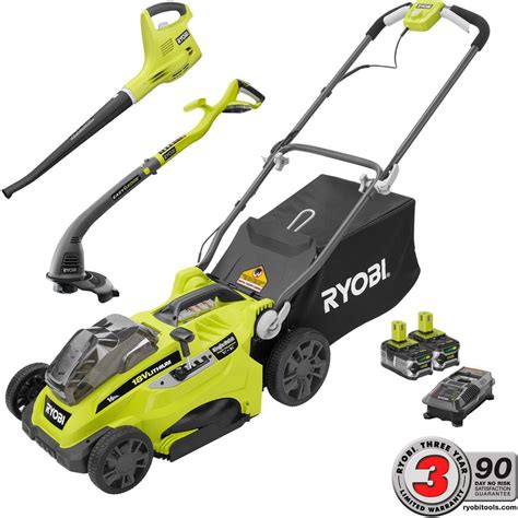 Ryobi 18-Volt Trimmer & Blower Combo Kit tv commercials