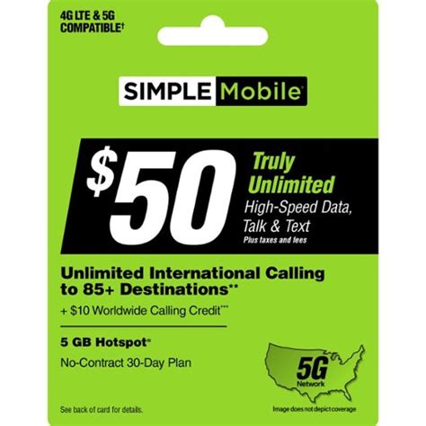 SIMPLE Mobile Truly Unlimited High-Speed Data, Talk and Text