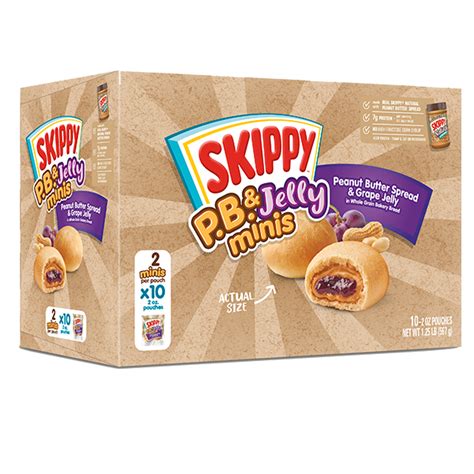 SKIPPY P.B. & Jelly Minis Peanut Butter & Grape Jelly logo