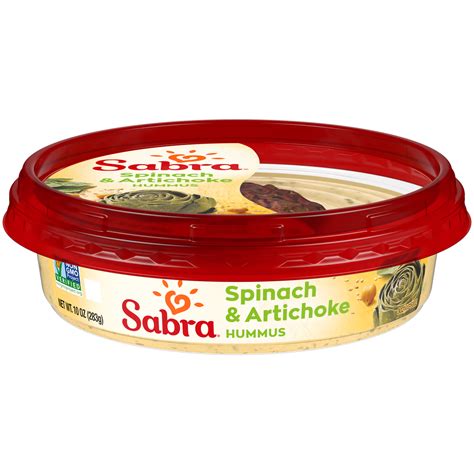 Sabra Spinach and Artichoke Hummus