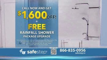 Safe Step Rainfall Shower Package tv commercials