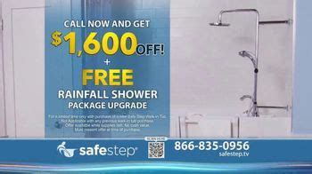 Safe Step TV Spot, 'Accidental Fall: $1,600 Off Plus Free Rainfall Shower Upgrade' created for Safe Step