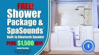 Safe Step TV Spot, 'Look No Further: Free Shower Package, Free SpaSounds Speaker, $1,500 Off'