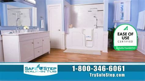 Safe Step Walk-In Tub TV Spot, 'Free Shower Package Plus $1,600 Off'