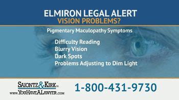 Saiontz & Kirk, P.A. TV Spot, 'Elmiron Legal Alert: Vision Loss and Retinal Damage'