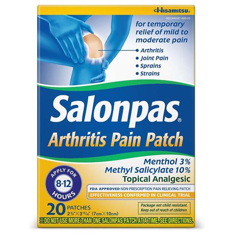 Salonpas Arthritis Pain Patch logo