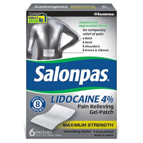 Salonpas Lidocaine Patch logo