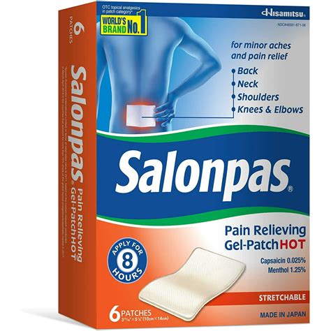 Salonpas Pain Relieving Gel-Patch logo