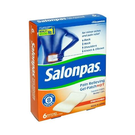 Salonpas Pain Relieving Gel-Patch logo