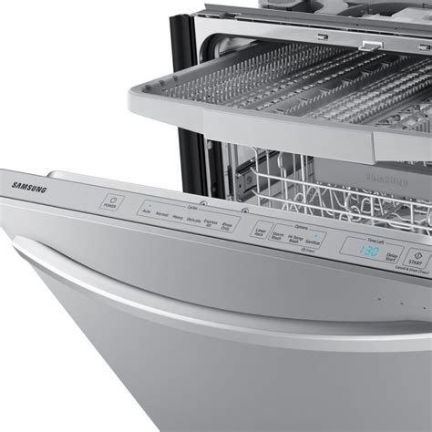 Samsung Home Appliances 24 in Top Control StormWash Tall Tub Dishwasher in Stainless Steel