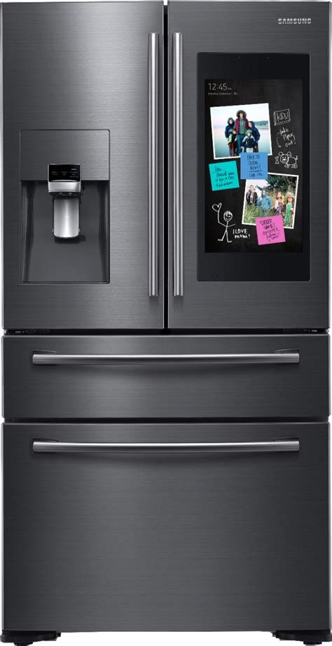 Samsung Home Appliances 27 cu. ft. French Door Black Stainless Steel Refrigerator tv commercials