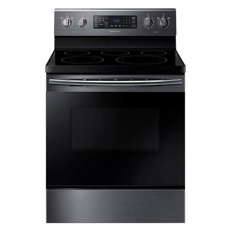Samsung Home Appliances 30 in. 5.9 cu. ft. Single Oven Electric Range in Stainless Steel ne59r4321ss logo