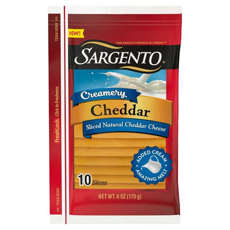 Sargento Creamery Sliced Cheddar