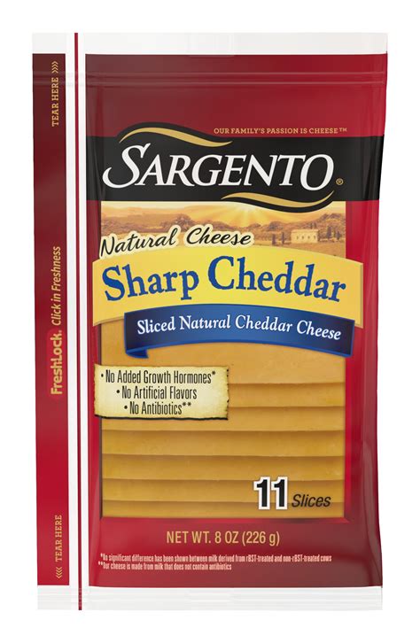 Sargento Natural Sharp Cheddar Sliced Cheese