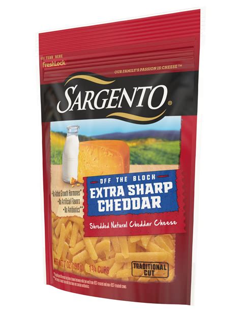 Sargento Off the Block Mild Cheddar Traditional Cut