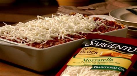 Sargento Off-the-Block Cheese Shreds TV commercial