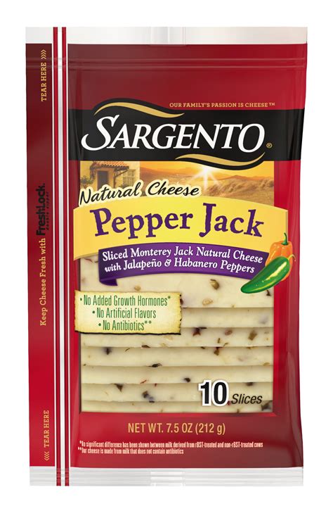 Sargento Pepper Jack Sliced Cheese