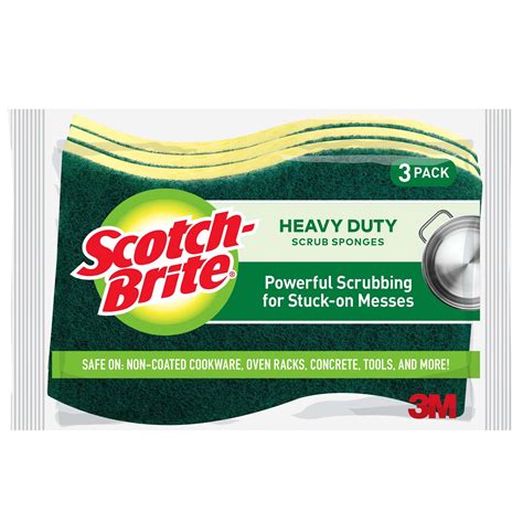 Scotch Brite Heavy Duty Scrub Sponge logo