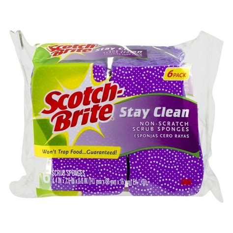 Scotch Brite Stay Clean Scrubber logo