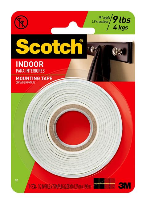 Scotch Tape Mount Indoor Double-Sided Mounting Tape