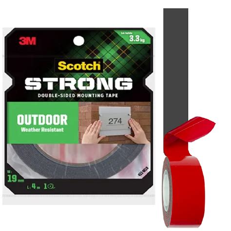 Scotch Tape Mount Outdoor Double-Sided Mounting Tape