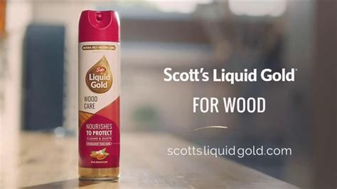 Scotts Liquid Gold TV commercial - Takes Care of Wood