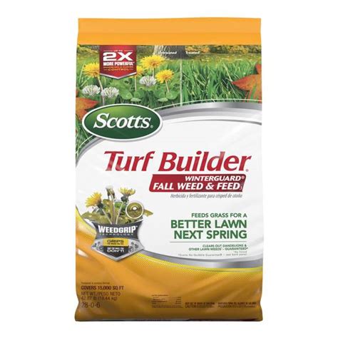 Scotts Turf Builder WinterGuard Fall Weed & Feed Fertilizer