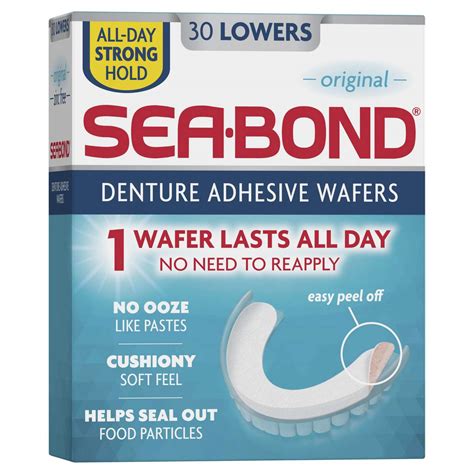 Sea Bond Denture Adhesive Wafers