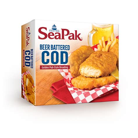 SeaPak Budweiser Beer Battered Cod logo