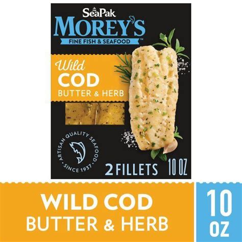 SeaPak Morey's Butter & Herb Wild Cod logo