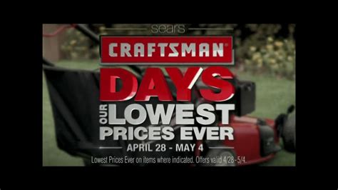 Sears Craftsman Days TV Spot, 'Start Making Now'