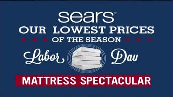 Sears Mattress Spectacular TV Spot, 'Lowest Prices of the Season'