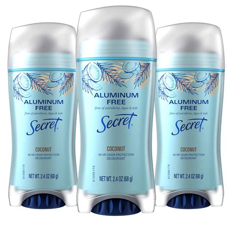 Secret Aluminum Free Deodorant Coconut logo