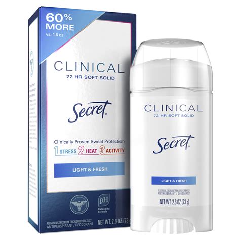 Secret Clinical Strength Light and Fresh Scent logo