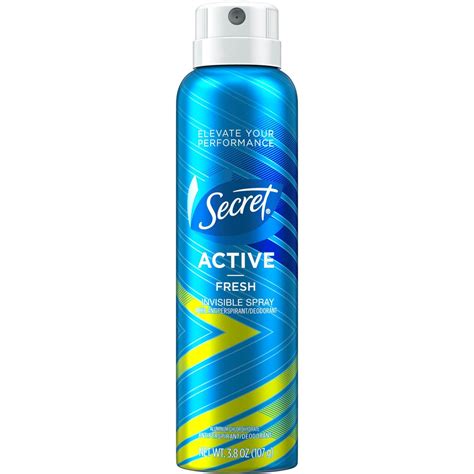 Secret Fresh Invisible Spray Antiperspirant and Deodorant tv commercials
