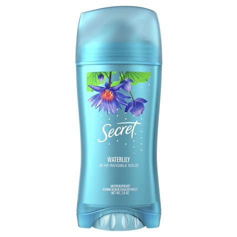 Secret Invisible Solid Antiperspirant & Deodorant Waterlily Scent