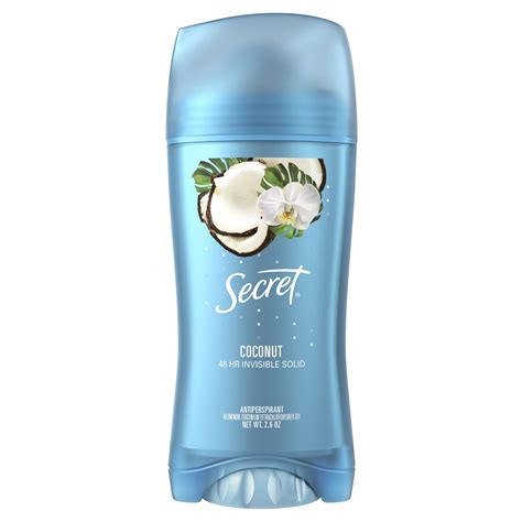 Secret Invisible Solid Women's Antiperspirant and Deodorant Coconut Scent logo