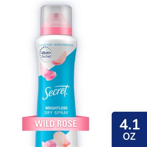 Secret Weightless Dry Spray Wild Rose Deodorant tv commercials