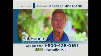 Security 1 Lending TV Commercial Featuring Pat Boone